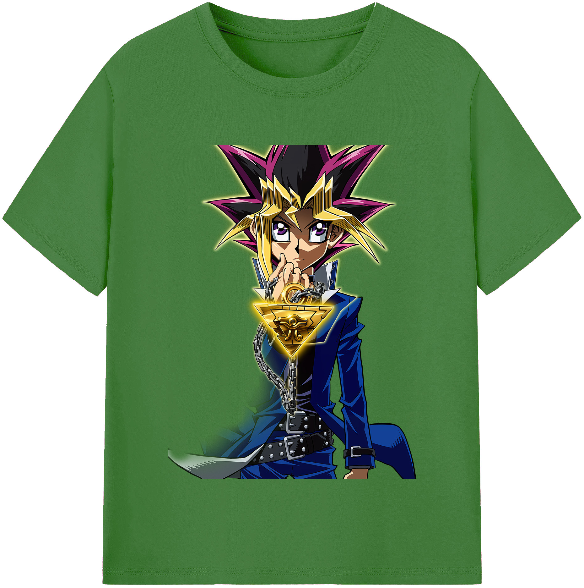 （画像用） 遊☆戯☆王 Yu-Gi-Oh! レディースカジュアルプリントTシャツ（綿100％）